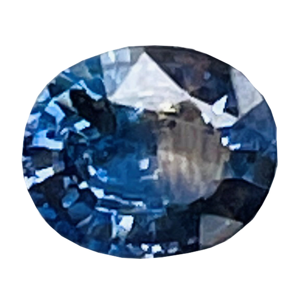 Sapphire – Bi Color Blue White